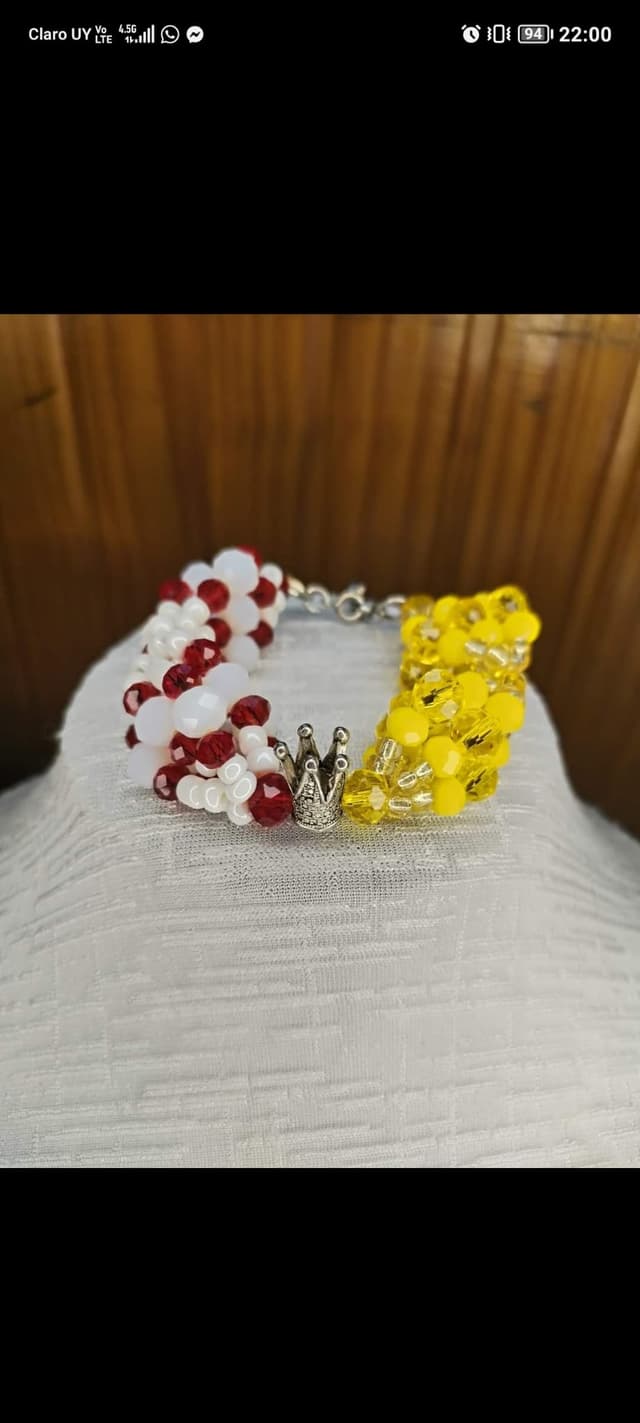 thumbnail of Pulseras 8 hilos Oxum y Xango